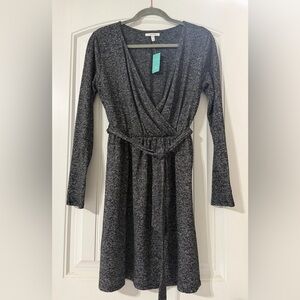 Maurices Charcoal Long Sleeve Dress
